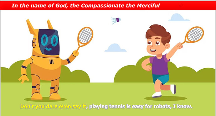 Don't you dare even say it-tennis-robot