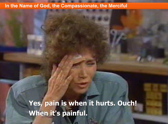 pain is when it hurts1