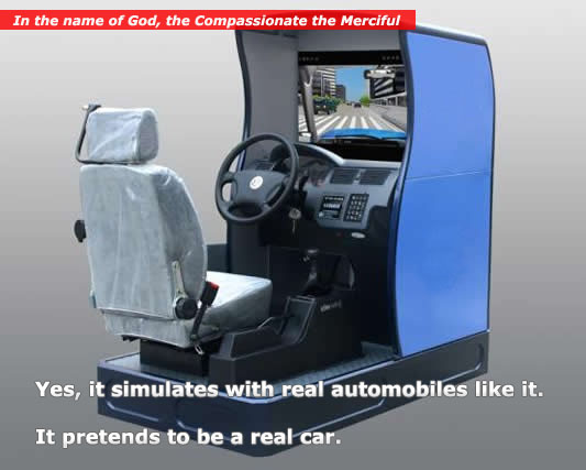 it simulates with real automobiles like it